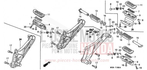 MARCHE CB500X de 1999